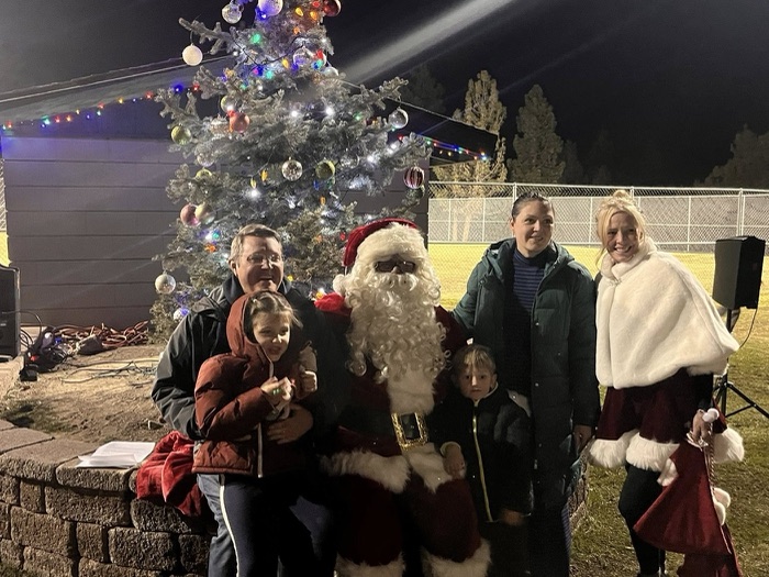 Amber as Mrs. Claus at Sugarloaf Tree Lighting